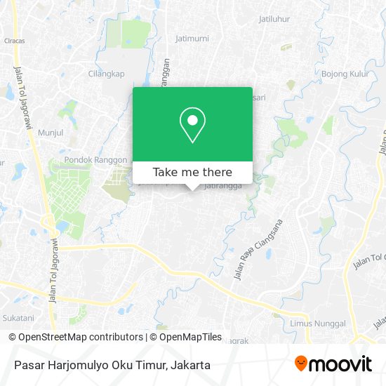Pasar Harjomulyo Oku Timur map
