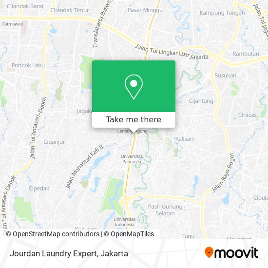 Jourdan Laundry Expert map