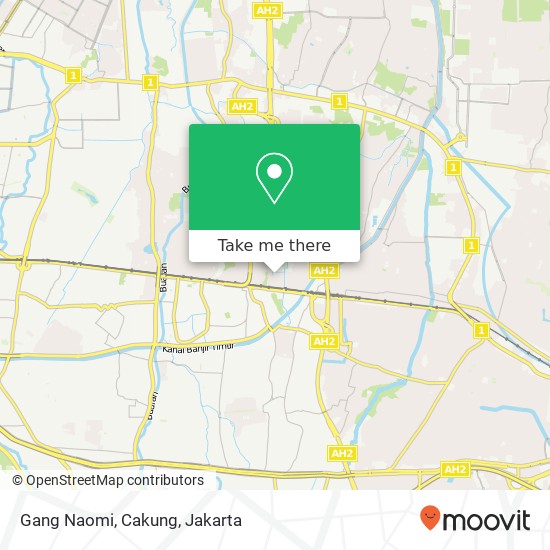 Gang Naomi, Cakung map