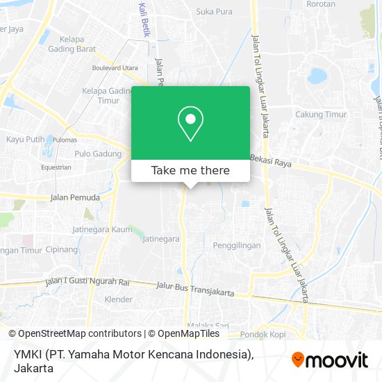 YMKI (PT. Yamaha Motor Kencana Indonesia) map