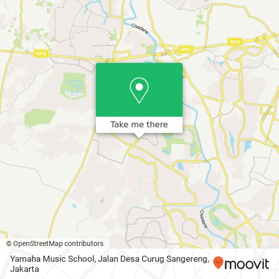 Yamaha Music School, Jalan Desa Curug Sangereng map