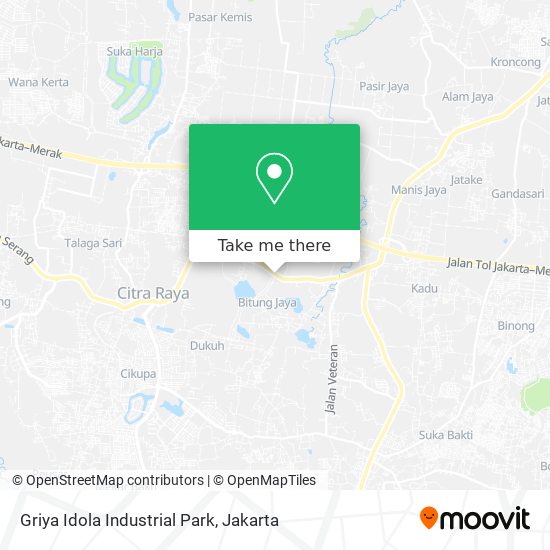 Griya Idola Industrial Park map