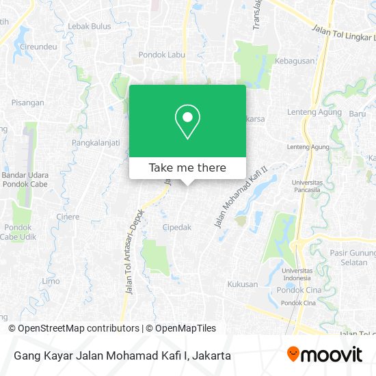 Gang Kayar Jalan Mohamad Kafi I map