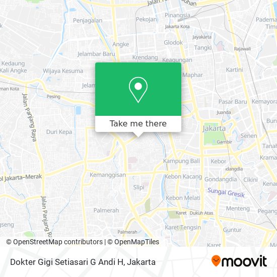 Dokter Gigi Setiasari G Andi H map