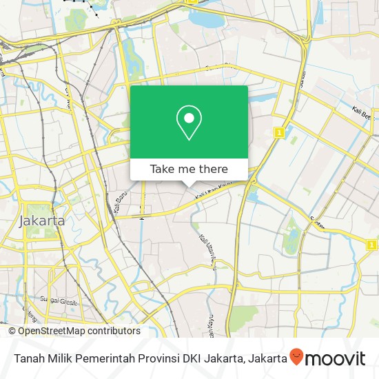 Tanah Milik Pemerintah Provinsi DKI Jakarta map