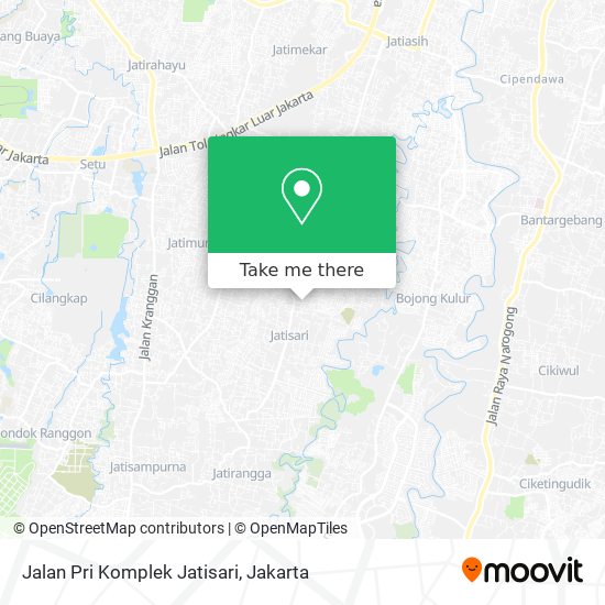 Jalan Pri Komplek Jatisari map