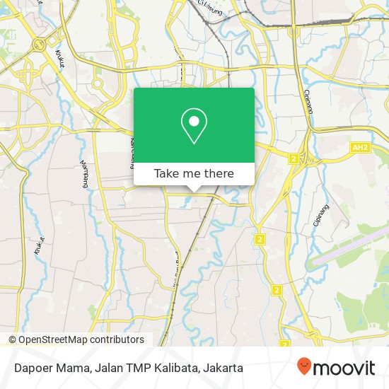 Dapoer Mama, Jalan TMP Kalibata map