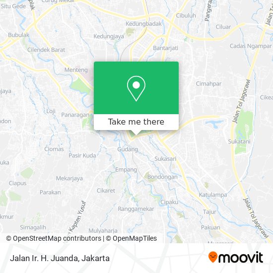 Jalan Ir. H. Juanda map