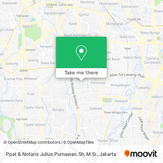 Ppat & Notaris Julius Purnawan, Sh, M.Si. map
