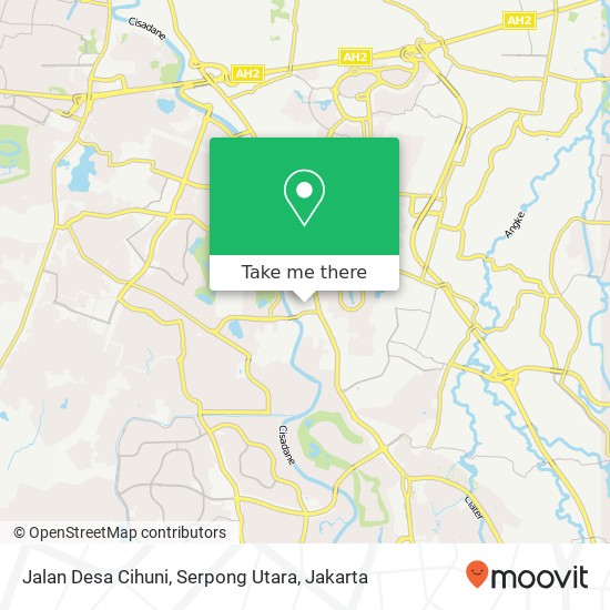 Jalan Desa Cihuni, Serpong Utara map