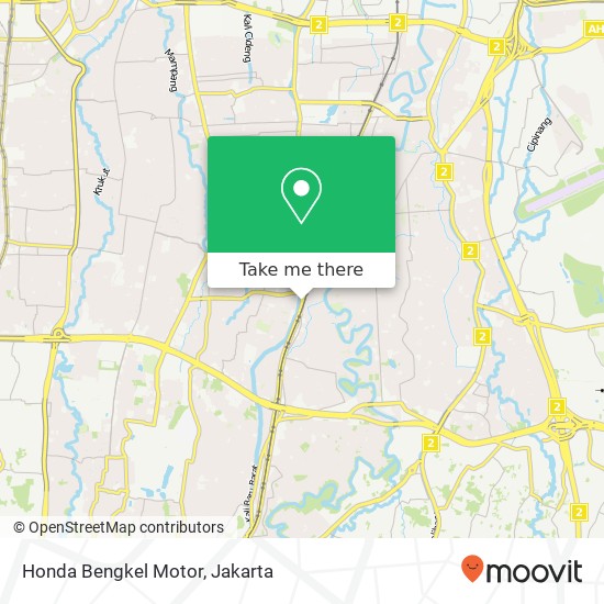 Honda Bengkel Motor map