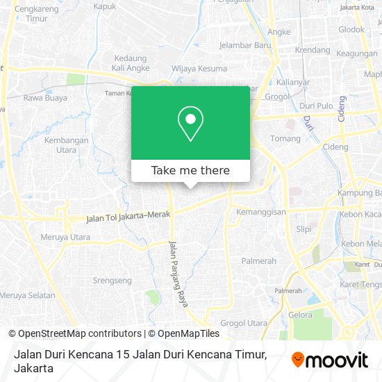 Jalan Duri Kencana 15 Jalan Duri Kencana Timur map