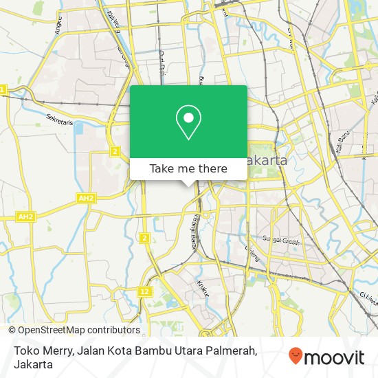 Toko Merry, Jalan Kota Bambu Utara Palmerah map