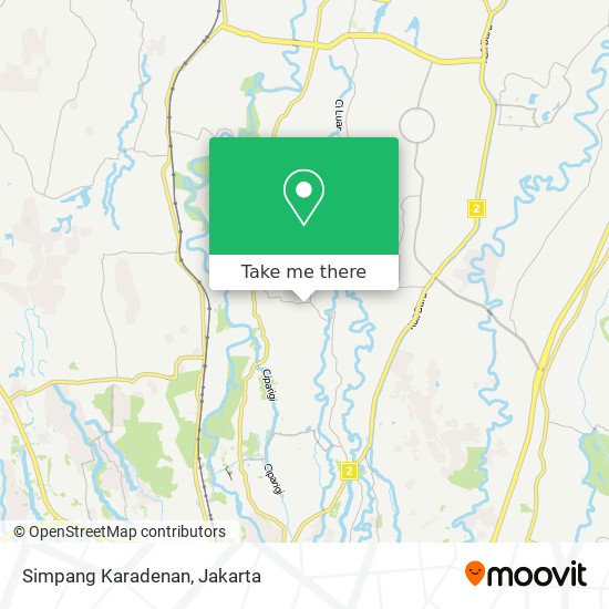 Simpang Karadenan map