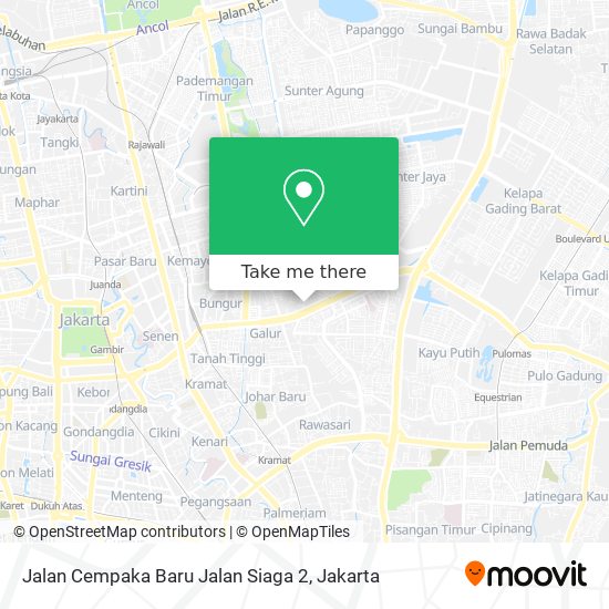 Jalan Cempaka Baru Jalan Siaga 2 map