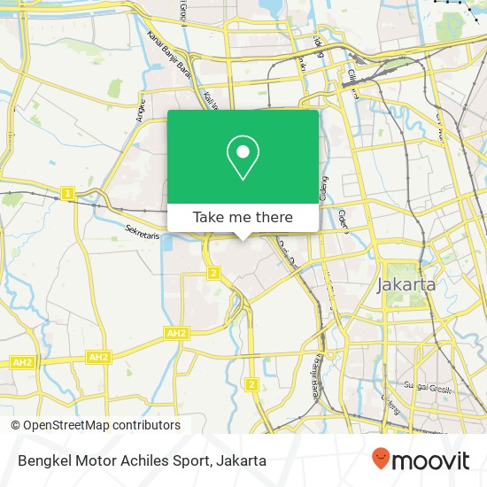 Bengkel Motor Achiles Sport map