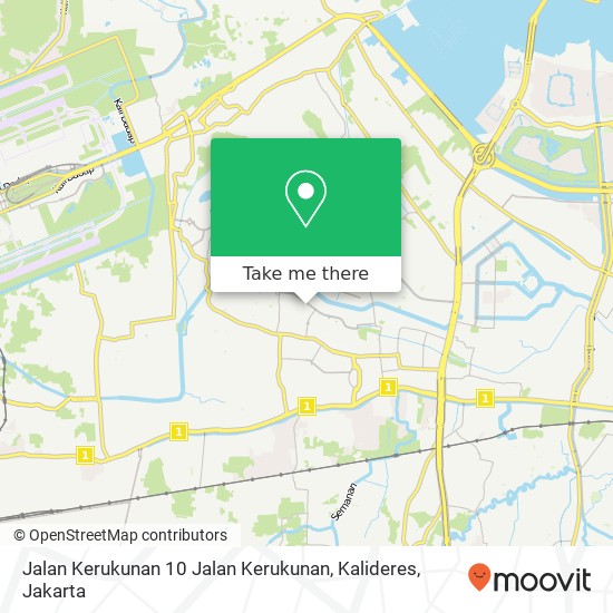 Jalan Kerukunan 10 Jalan Kerukunan, Kalideres map