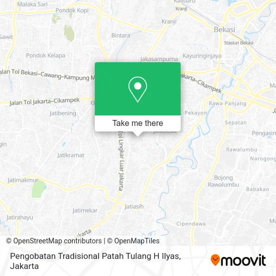 Pengobatan Tradisional Patah Tulang H Ilyas map