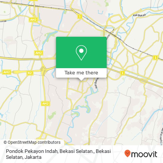 Pondok Pekayon Indah, Bekasi Selatan., Bekasi Selatan map