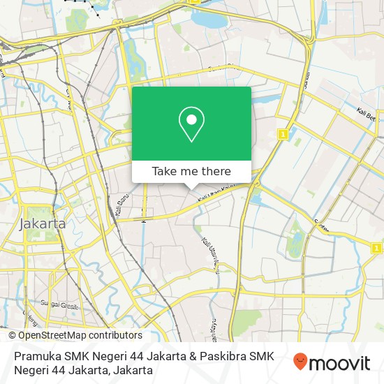 Pramuka SMK Negeri 44 Jakarta & Paskibra SMK Negeri 44 Jakarta map