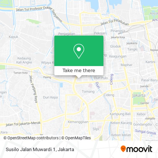 Susilo Jalan Muwardi 1 map