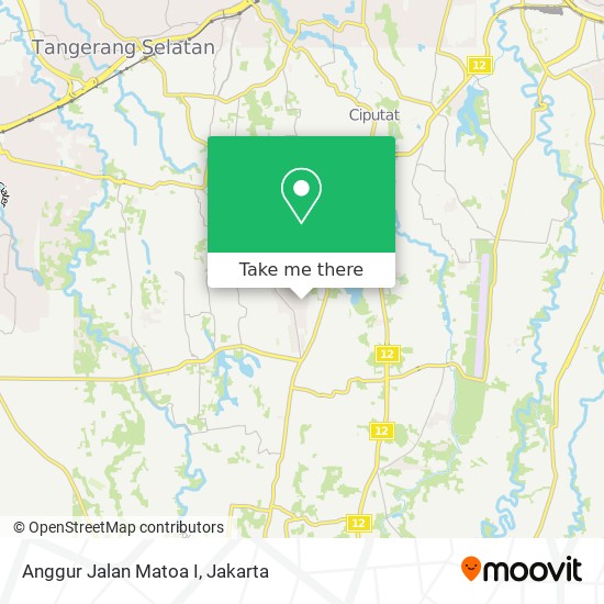 Anggur Jalan Matoa I map