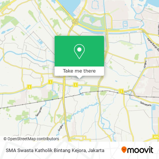 SMA Swasta Katholik Bintang Kejora map