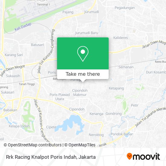 Rrk Racing Knalpot Poris Indah map