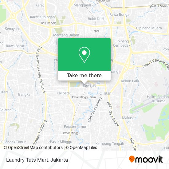 Laundry Tuts Mart map