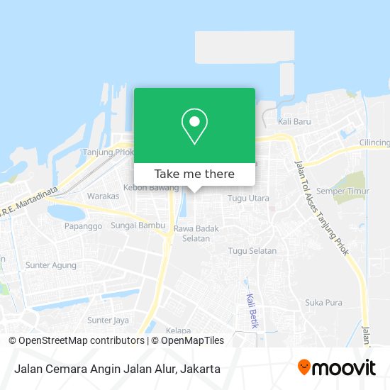 Jalan Cemara Angin Jalan Alur map