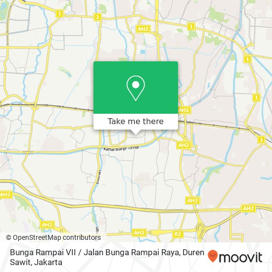 Bunga Rampai VII / Jalan Bunga Rampai Raya, Duren Sawit map