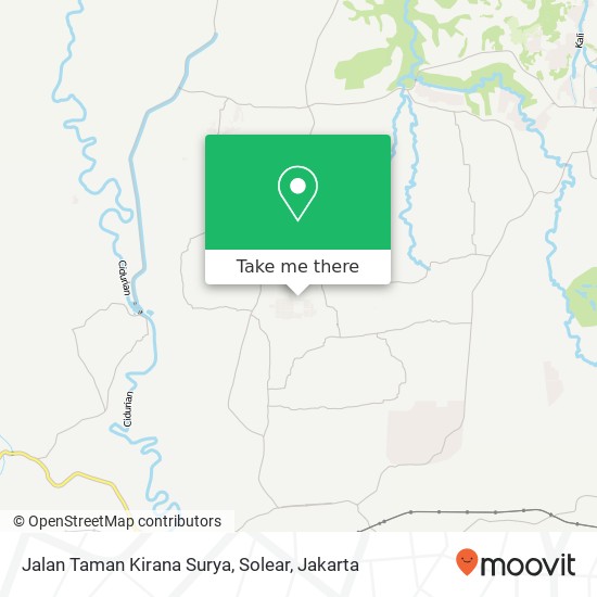 Jalan Taman Kirana Surya, Solear map