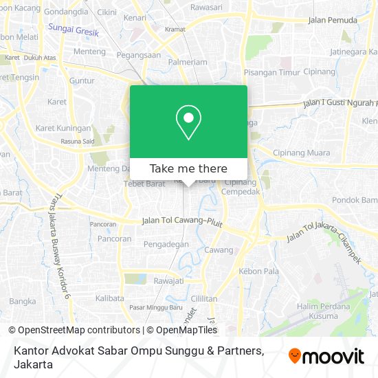 Kantor Advokat Sabar Ompu Sunggu & Partners map