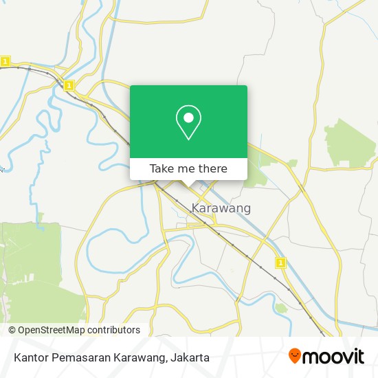 Kantor Pemasaran Karawang map