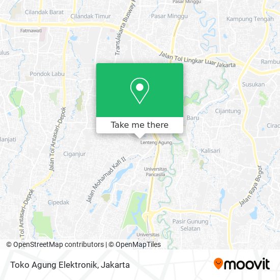 Toko Agung Elektronik map