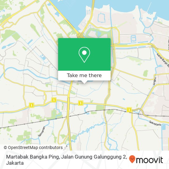 Martabak Bangka Ping, Jalan Gunung Galunggung 2 map