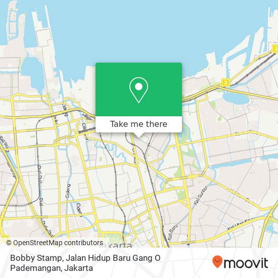 Bobby Stamp, Jalan Hidup Baru Gang O Pademangan map