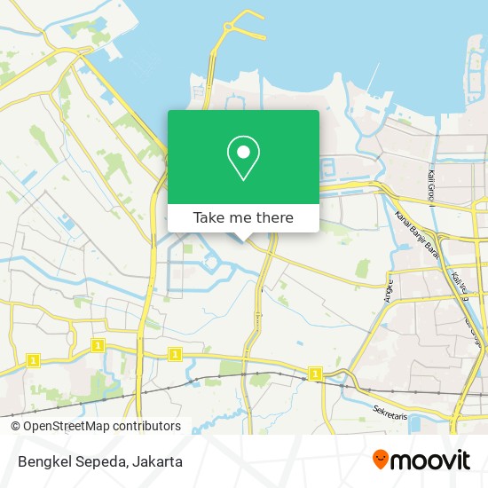 Bengkel Sepeda map