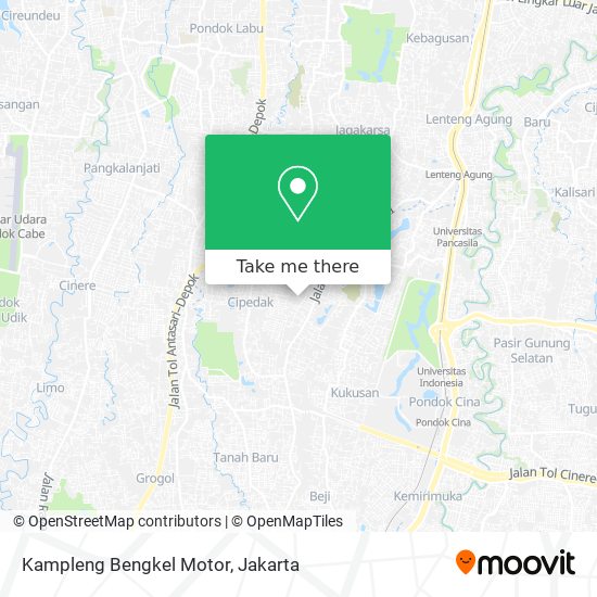Kampleng Bengkel Motor map