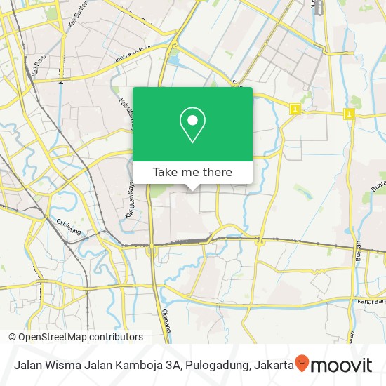 Jalan Wisma Jalan Kamboja 3A, Pulogadung map