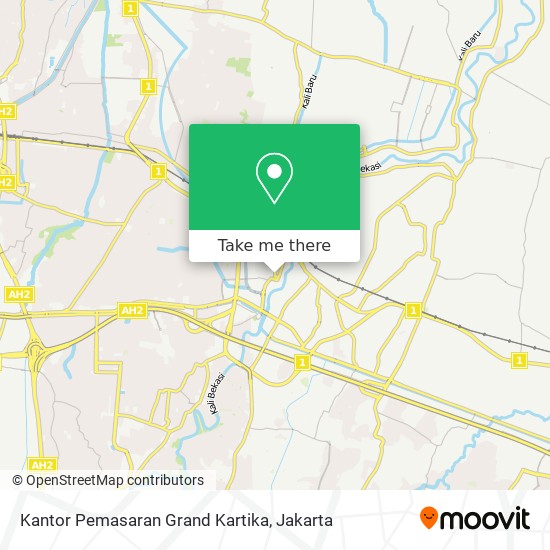 Kantor Pemasaran Grand Kartika map