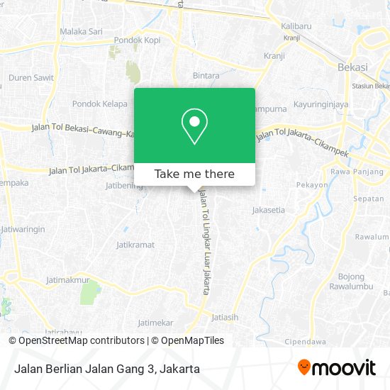 Jalan Berlian Jalan Gang 3 map