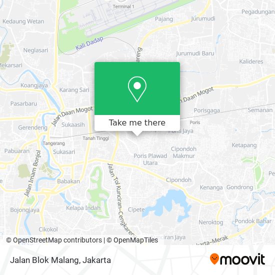 Jalan Blok Malang map