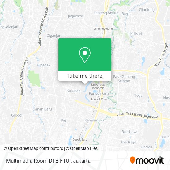 Multimedia Room DTE-FTUI map