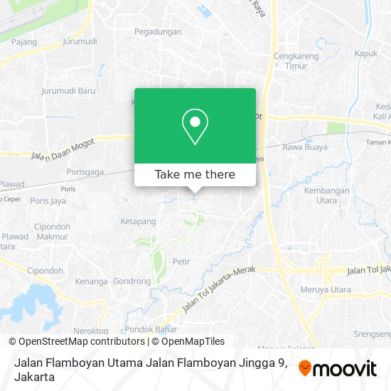 Jalan Flamboyan Utama Jalan Flamboyan Jingga 9 map