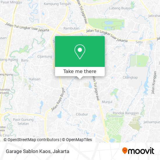 Garage Sablon Kaos map