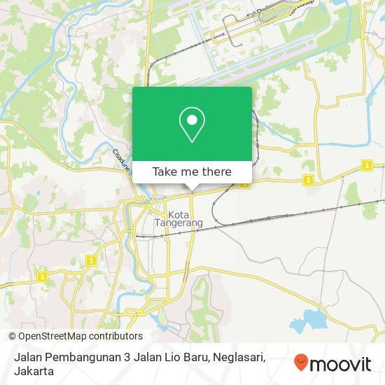 Jalan Pembangunan 3 Jalan Lio Baru, Neglasari map