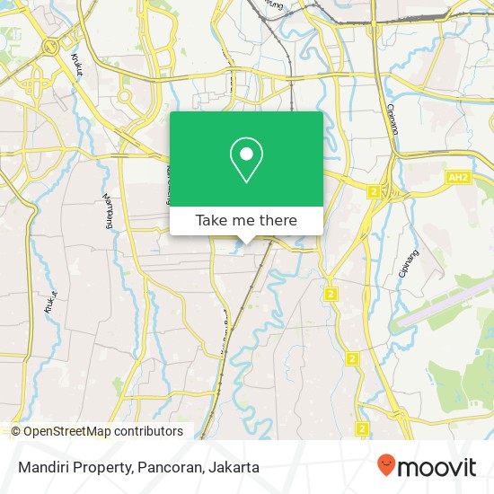 Mandiri Property, Pancoran map