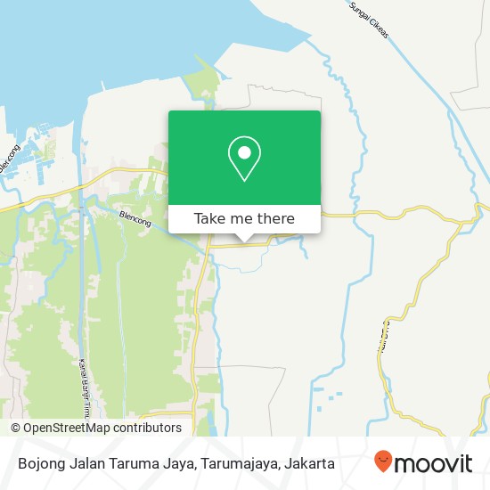 Bojong Jalan Taruma Jaya, Tarumajaya map