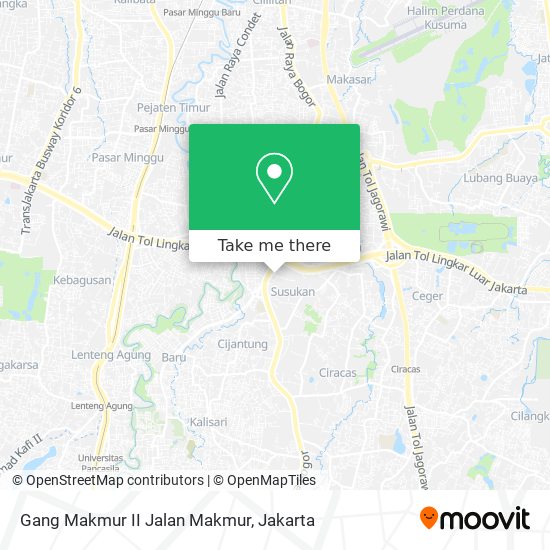 Gang Makmur II Jalan Makmur map